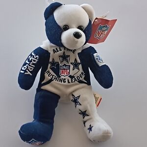 NFL Navy and White Plush Bear